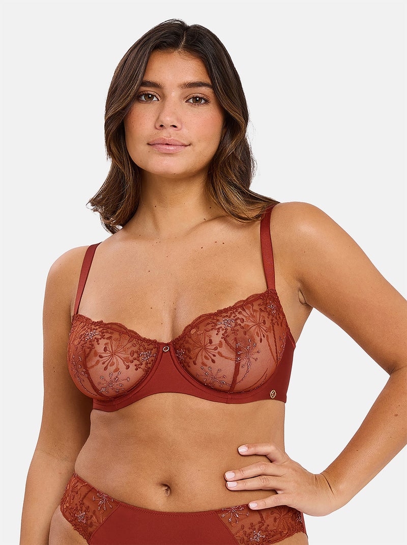 Soutien-gorge corbeille Georgia Sans Complexe Cuivre - Kiabi