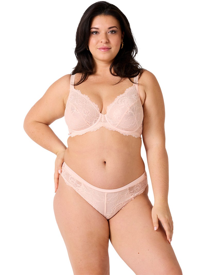 Soutien-gorge corbeille grand maintien ELOGE - Brigitte Bardot Lingerie Beige - Kiabi