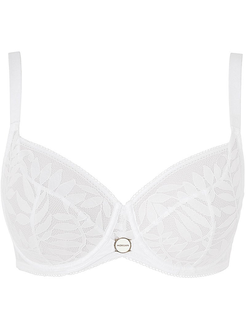 Soutien-gorge corbeille grand maintien LINA - Morgan Lingerie Blanc - Kiabi