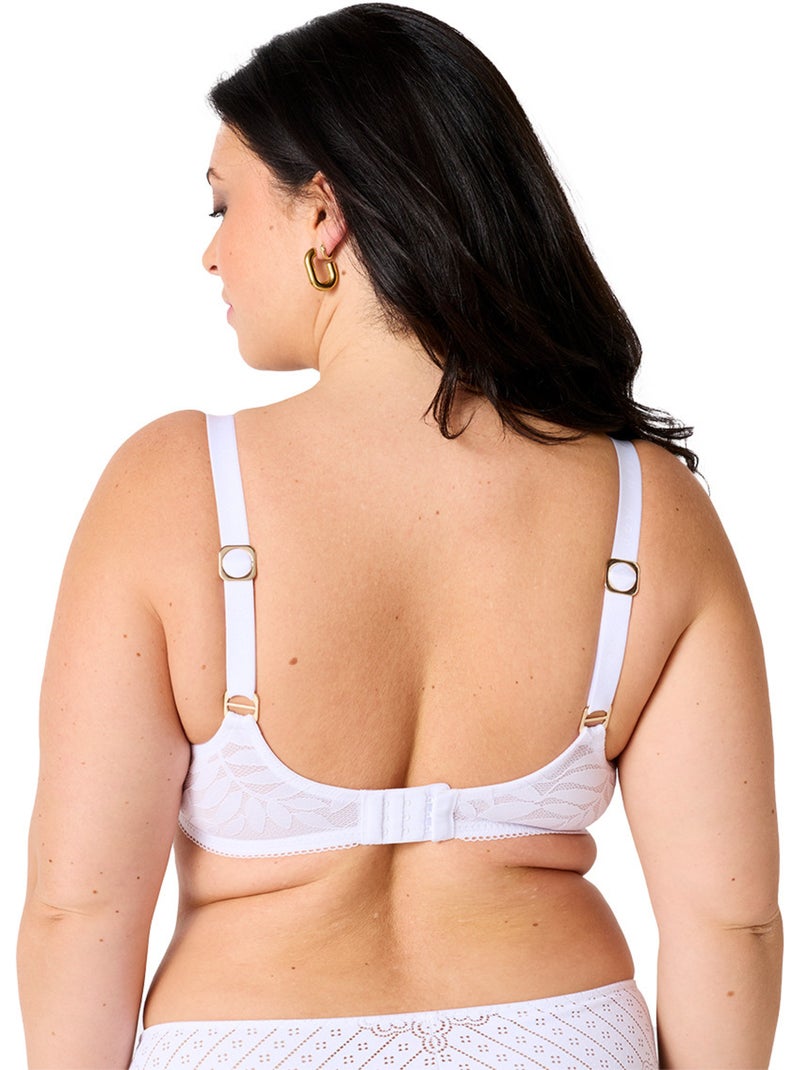 Soutien-gorge corbeille grand maintien LINA - Morgan Lingerie Blanc - Kiabi