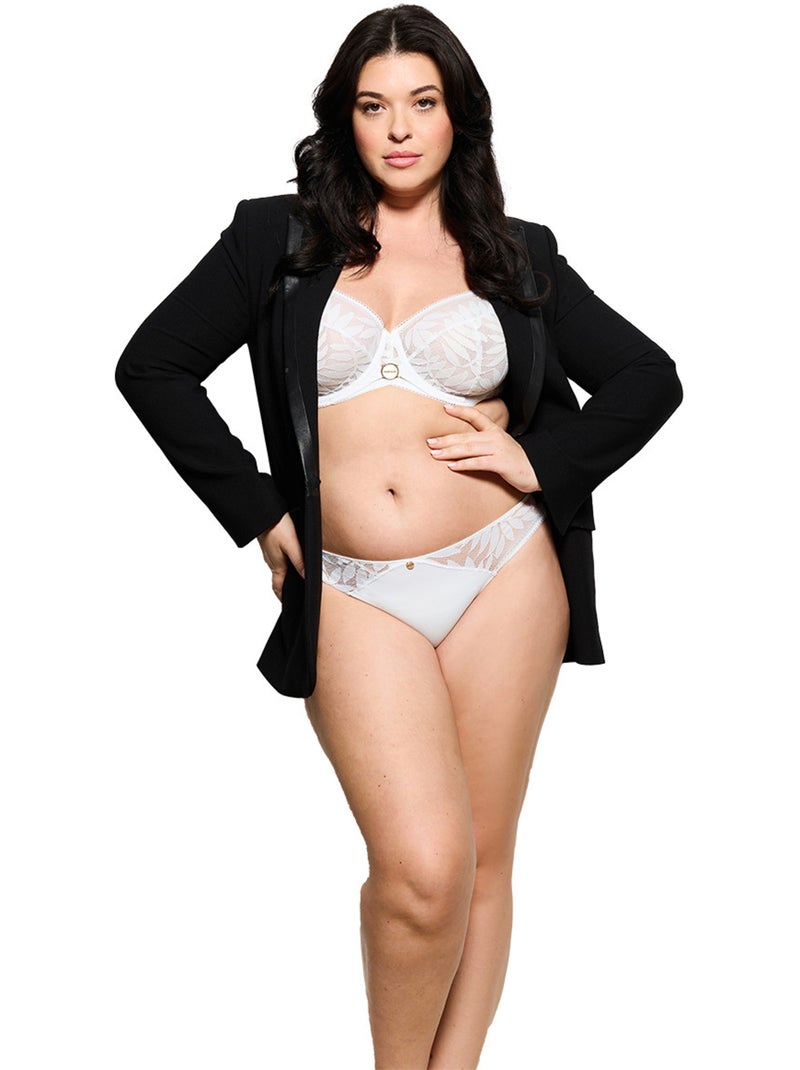 Soutien-gorge corbeille grand maintien LINA - Morgan Lingerie Blanc - Kiabi
