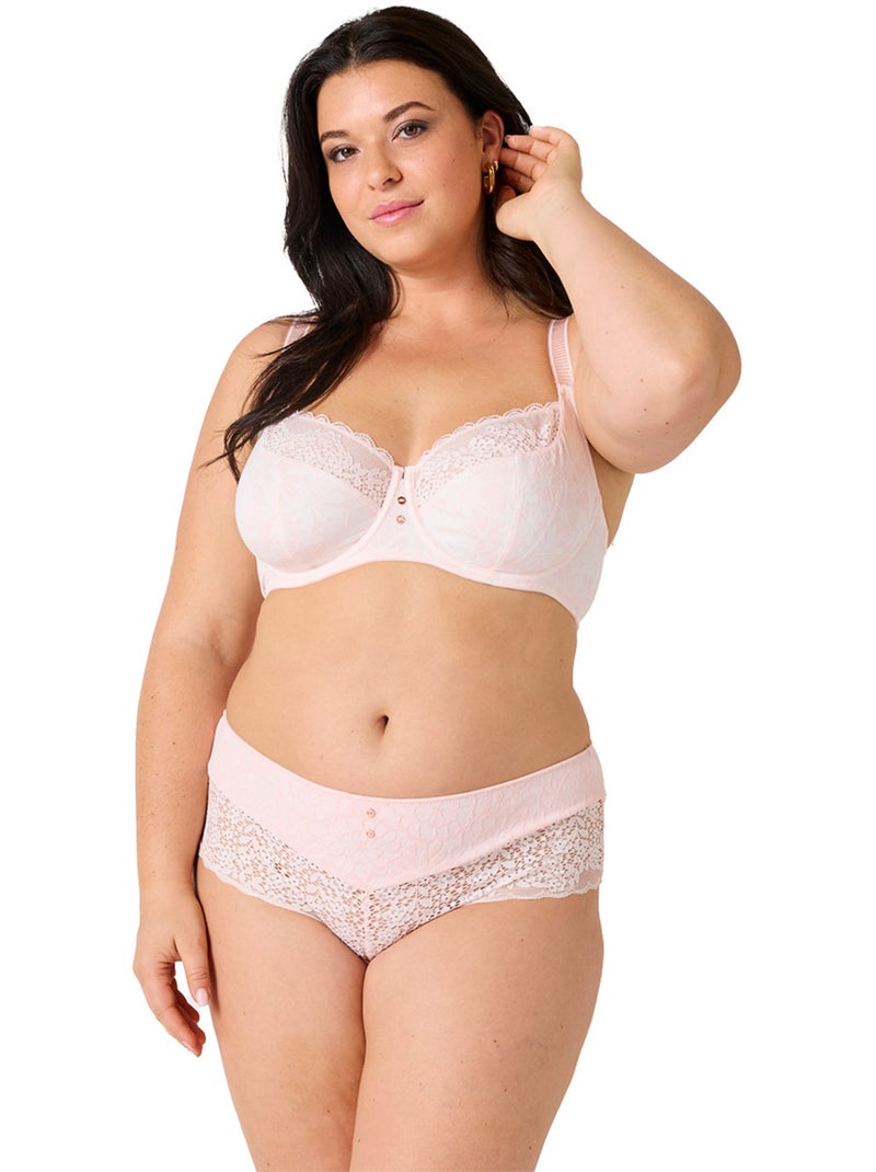 Soutien-gorge corbeille grand maintien MAGIE - Brigitte Bardot Lingerie Rose - Kiabi