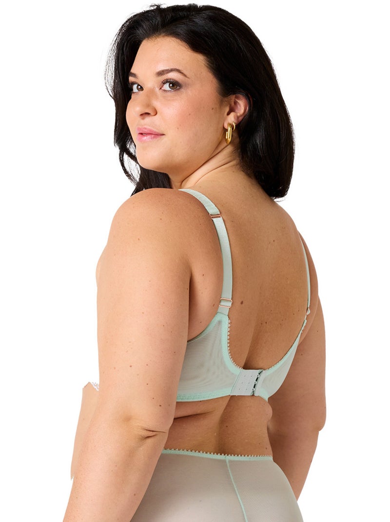 Soutien-gorge corbeille grand maintien SENSIBLE - Brigitte Bardot Lingerie Vert - Kiabi