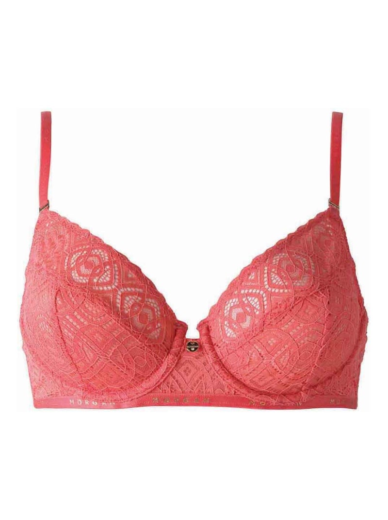 Soutien-gorge corbeille GWEN - Morgan Lingerie Rose - Kiabi