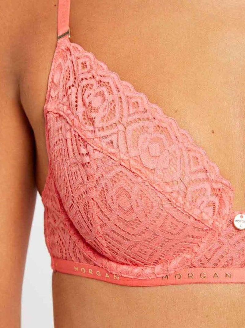 Soutien-gorge corbeille GWEN - Morgan Lingerie Rose - Kiabi