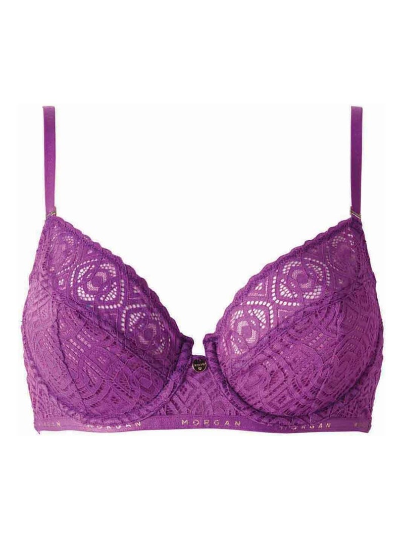 Soutien-gorge corbeille GWEN - Morgan Lingerie Violet - Kiabi