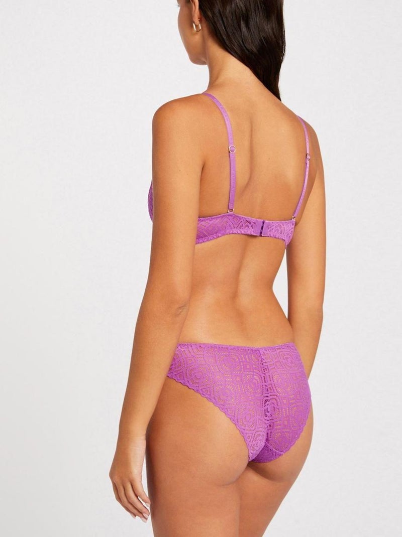 Soutien-gorge corbeille GWEN - Morgan Lingerie Violet - Kiabi