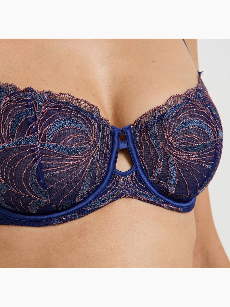 Soutien-gorge corbeille Hedwige - RougeGorge Lingerie Bleu Multicolore - Kiabi