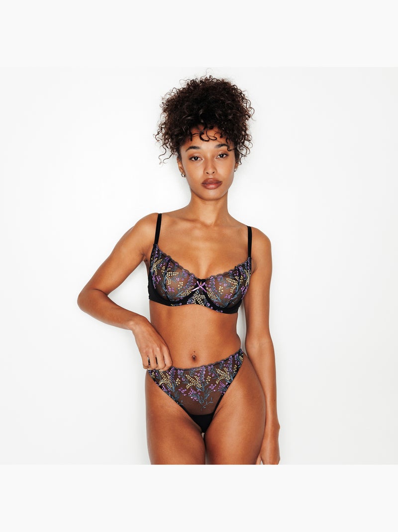 Soutien-gorge corbeille Ilona - RougeGorge Lingerie Noir Multicolore - Kiabi