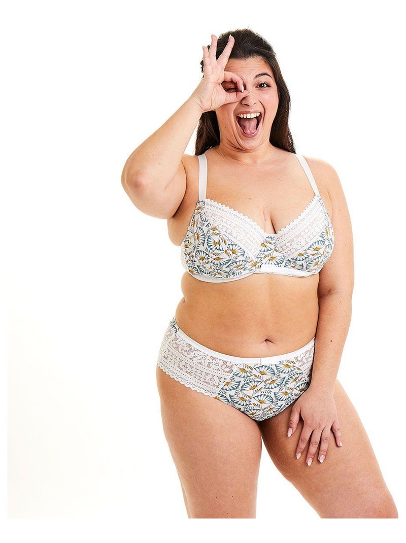 Soutien-gorge corbeille IMPREVU - Pomm'Poire Blanc - Kiabi