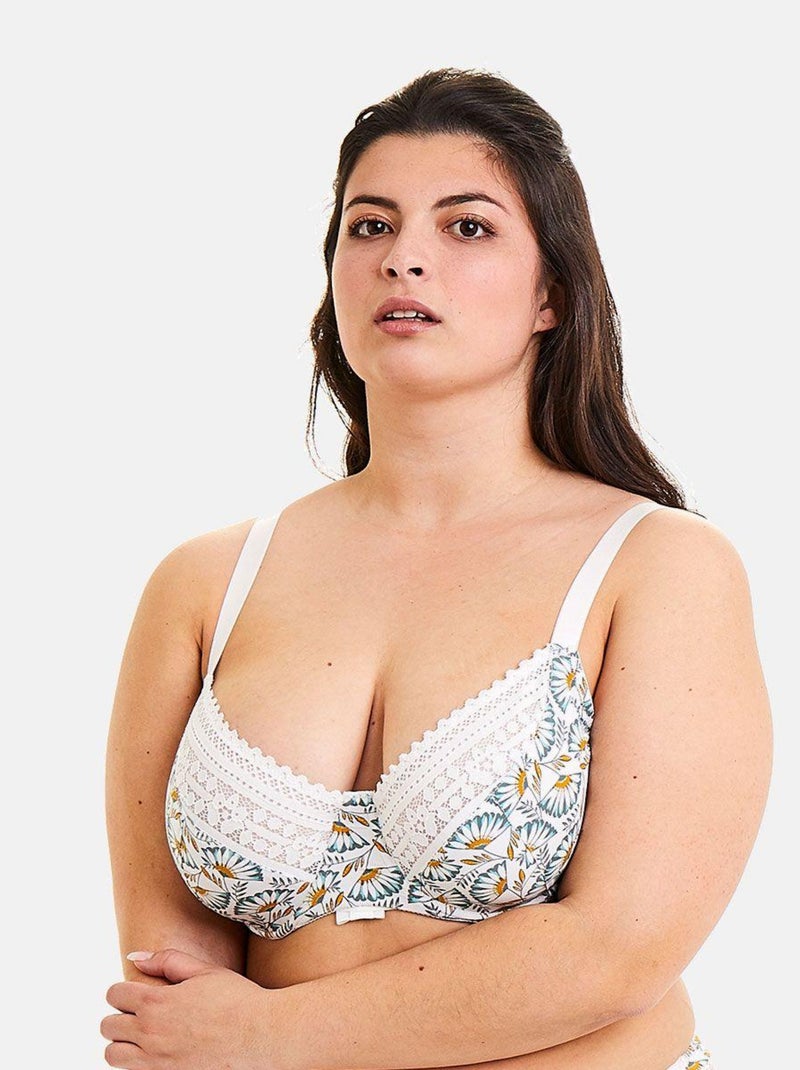 Soutien-gorge corbeille IMPREVU - Pomm'Poire Blanc - Kiabi