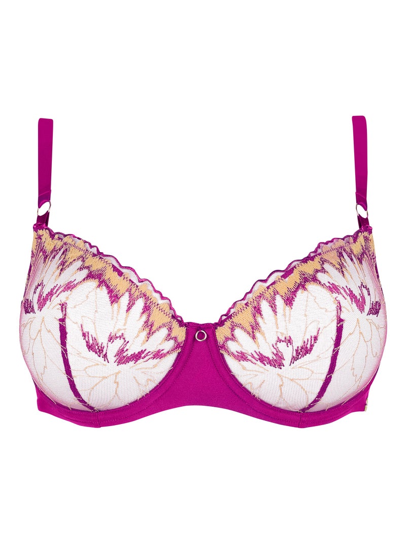 Soutien-gorge corbeille Isaure Sans Complexe Rose fushia - Kiabi