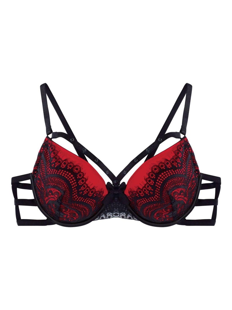 Soutien-gorge corbeille LA BAMBA - Pomm'Poire Noir - Kiabi