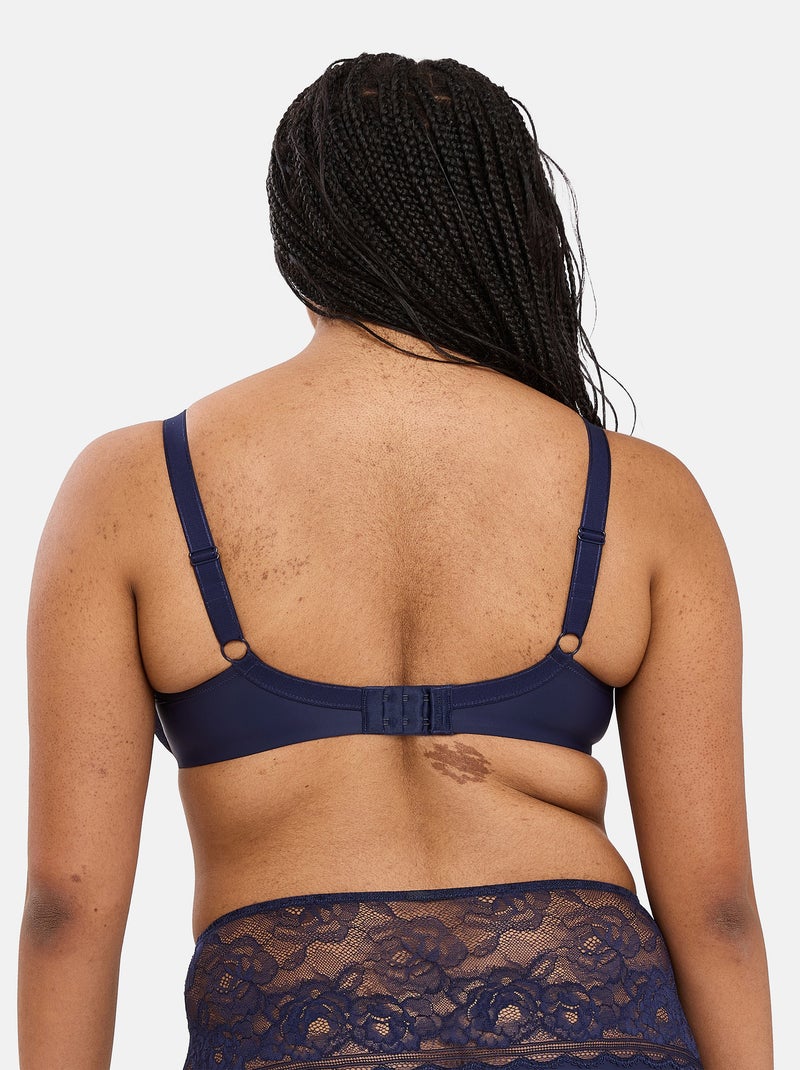 Soutien-gorge corbeille Lily Sans Complexe Bleu marine - Kiabi