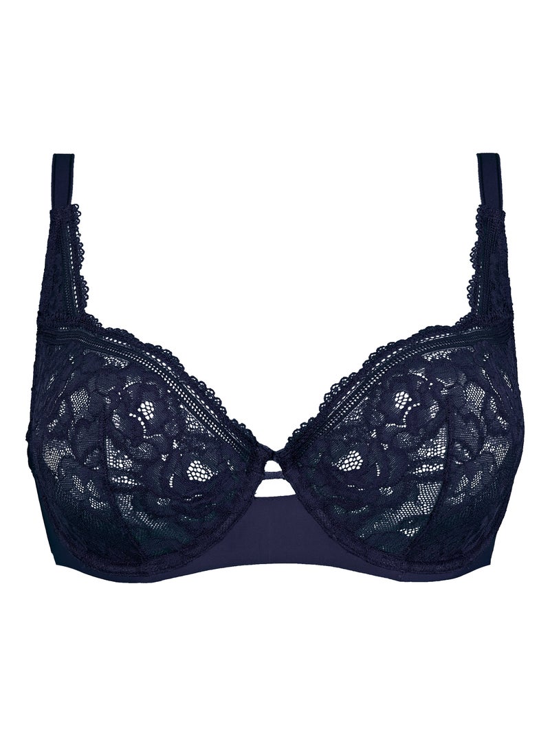 Soutien-gorge corbeille lily sans complexe lingerie Bleu marine - Kiabi