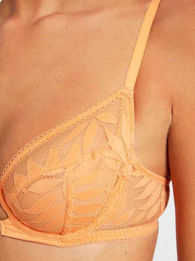 Soutien-gorge corbeille LINA - Morgan Lingerie Orange - Kiabi