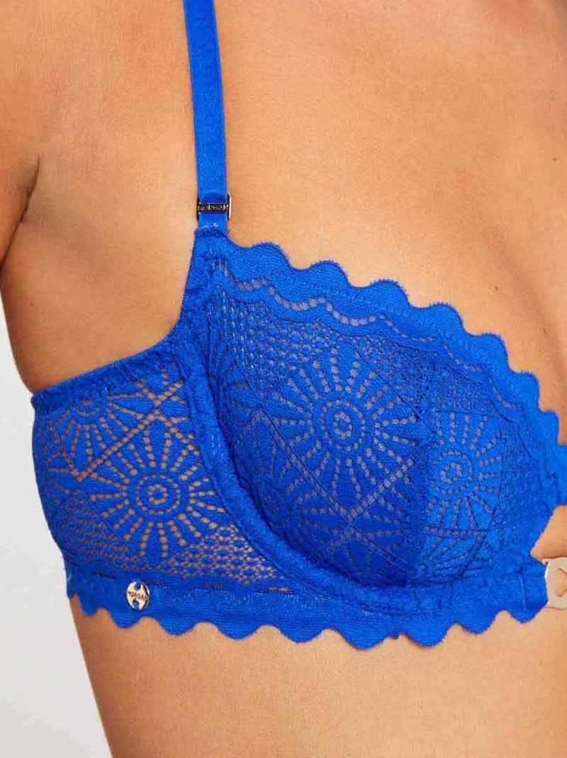 Soutien-gorge corbeille LISON - Morgan Lingerie Bleu - Kiabi