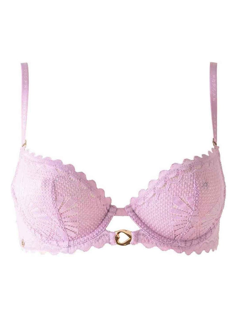 Soutien-gorge corbeille LISON - Morgan Lingerie Violet - Kiabi