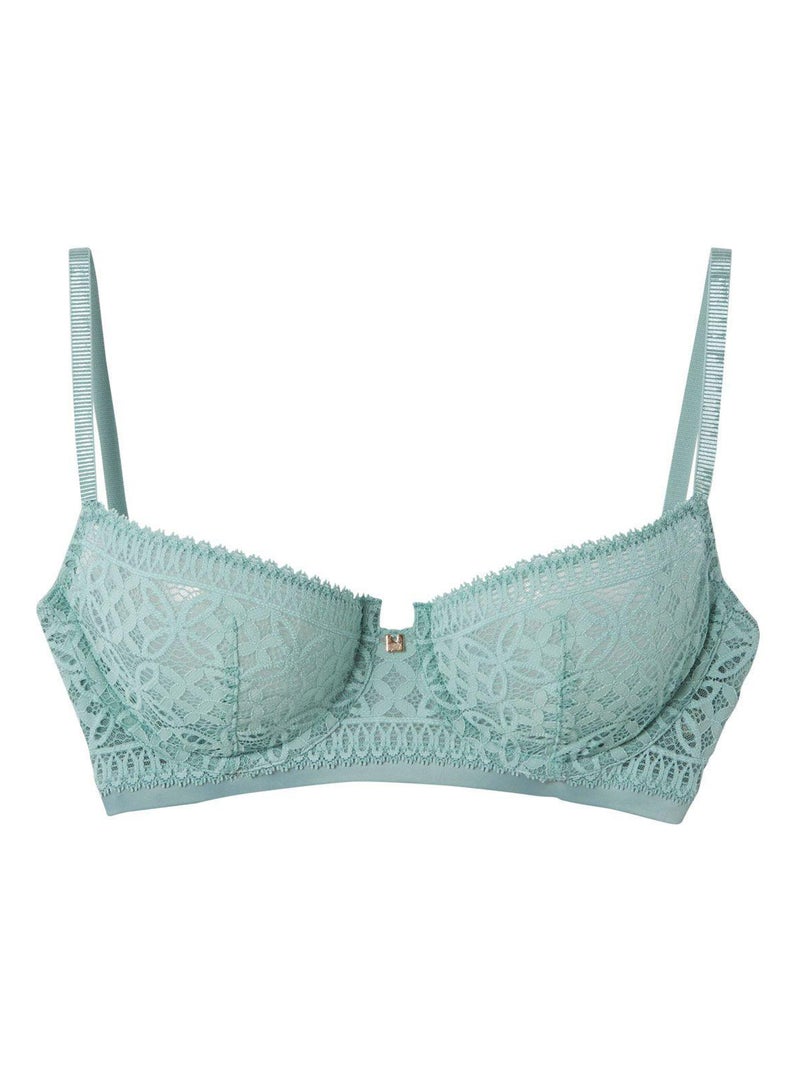 Soutien-gorge corbeille MADELEINE - Camille Cerf & Pomm'Poire Vert - Kiabi