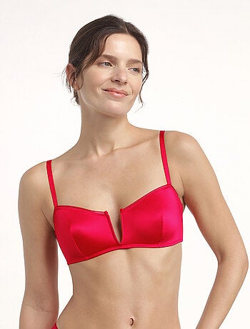 Soutien-gorge corbeille microfibre satinée Dim Cheri