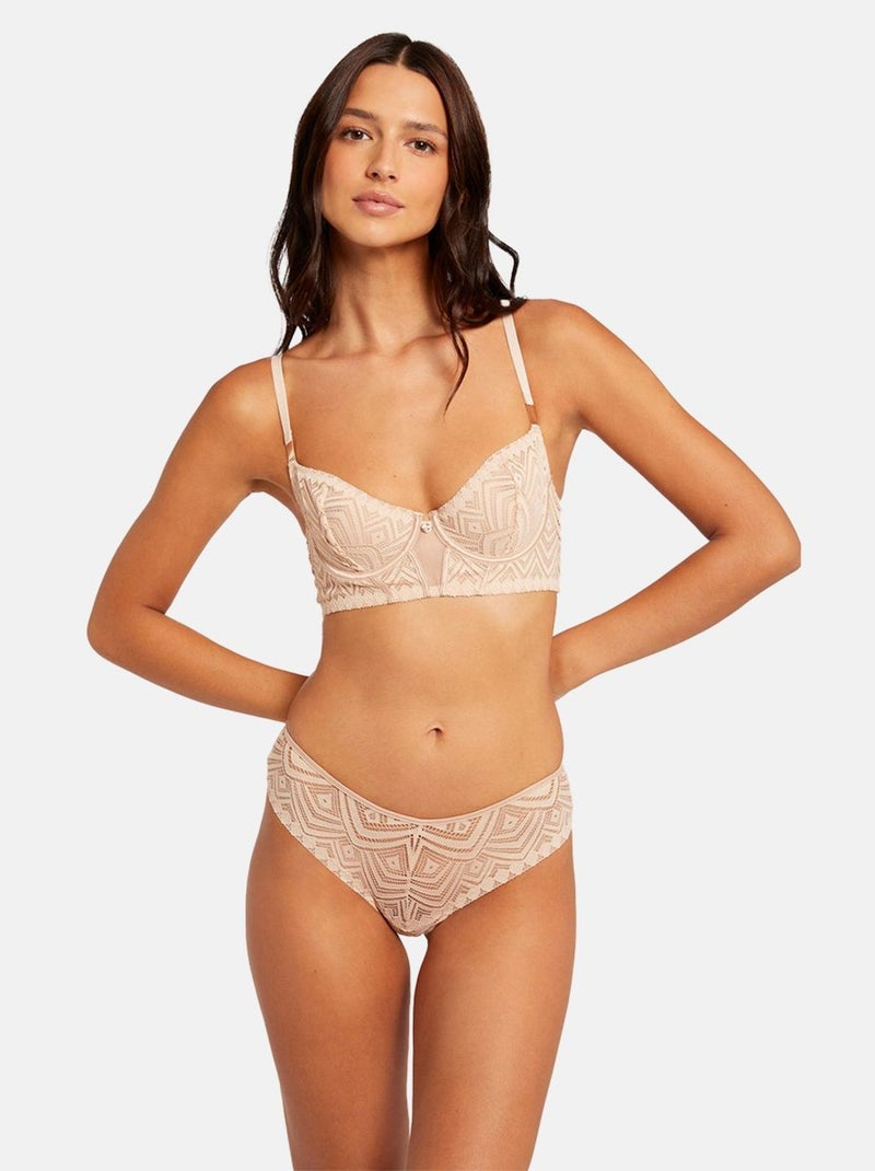 Soutien-gorge corbeille NINA - Morgan Lingerie Beige - Kiabi
