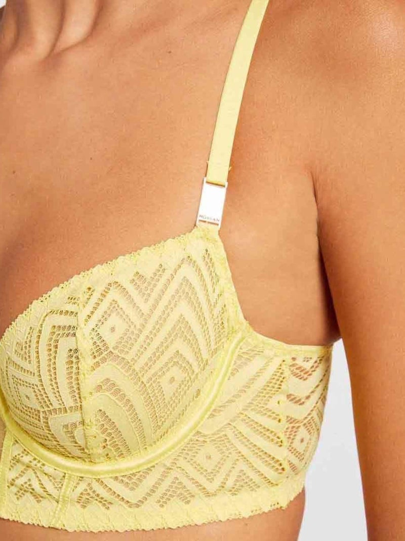 Soutien-gorge corbeille NINA - Morgan Lingerie Jaune - Kiabi