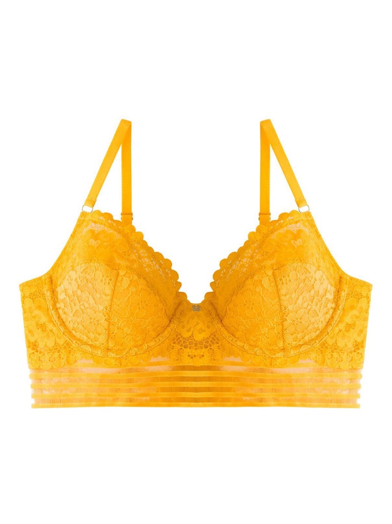 Soutien-gorge corbeille PETILLANTE - Camille Cerf & Pomm'Poire Jaune - Kiabi