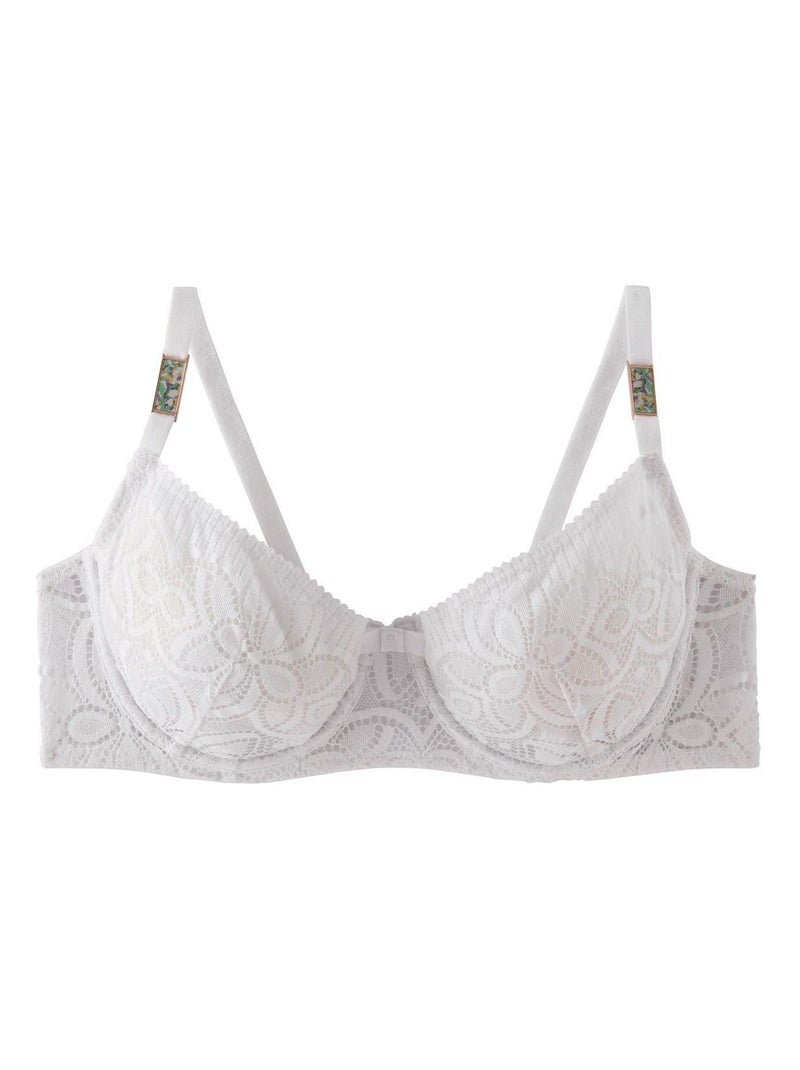 Soutien-gorge corbeille ROULOTTE - Pomm'Poire Blanc - Kiabi
