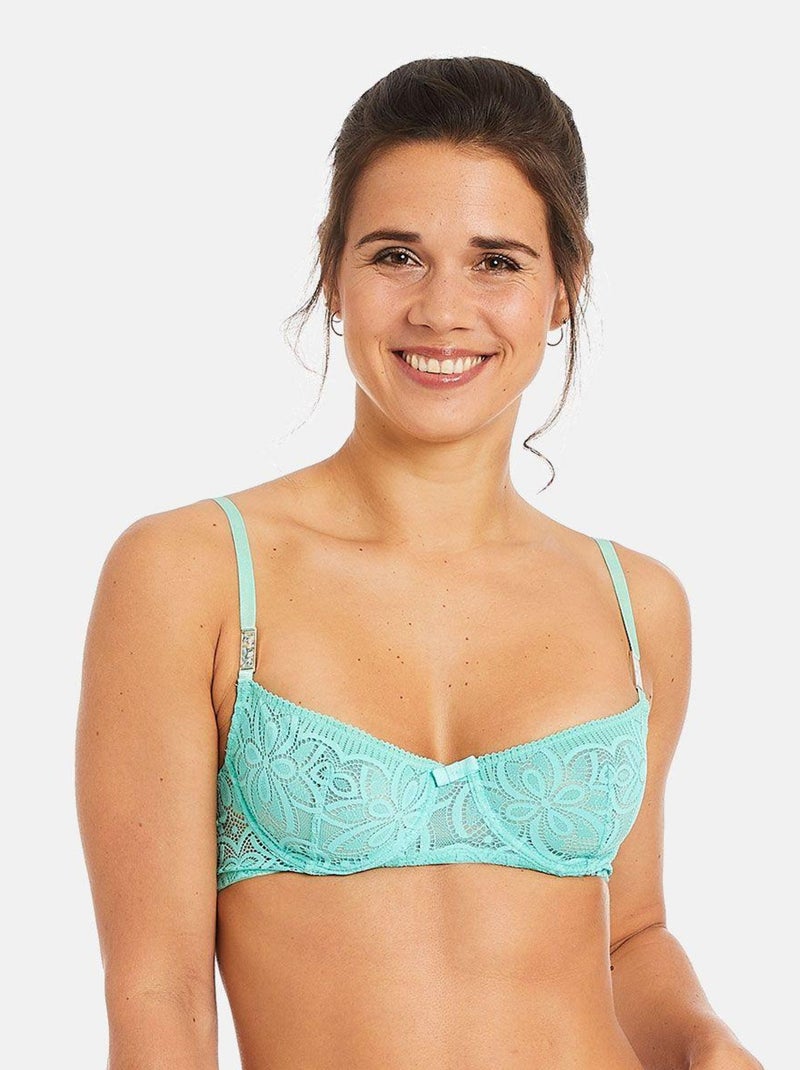 Soutien-gorge corbeille ROULOTTE - Pomm'Poire Bleu - Kiabi