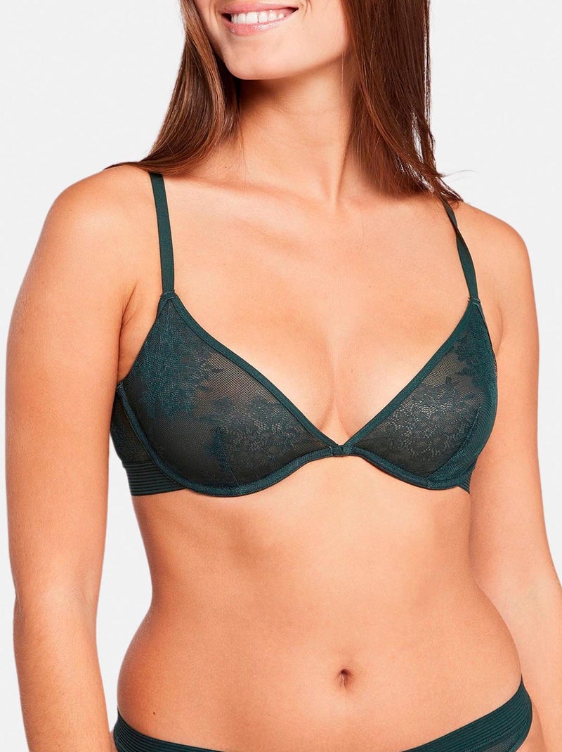 Soutien-gorge corbeille Spontanée Billet Doux Violet foncé - Kiabi