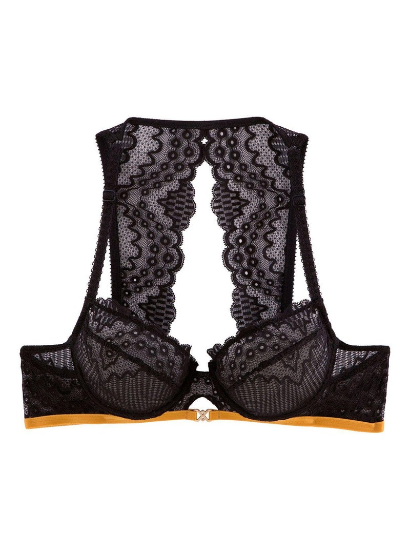 Soutien-gorge corbeille TANDEM - Pomm'Poire Noir - Kiabi