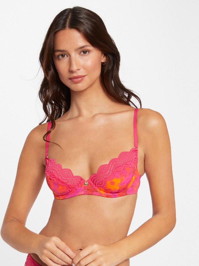 Soutien-gorge corbeille THAIS - Morgan Lingerie Rose - Kiabi