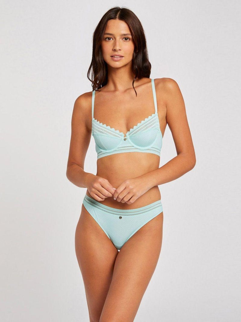 Soutien-gorge corbeille TINA - Morgan Lingerie Bleu - Kiabi