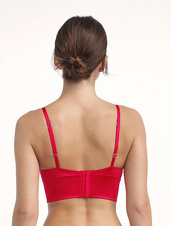 Soutien-gorge corbeille triangle satinée Dim Cheri