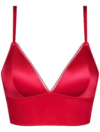 Soutien-gorge corbeille triangle satinée Dim Cheri