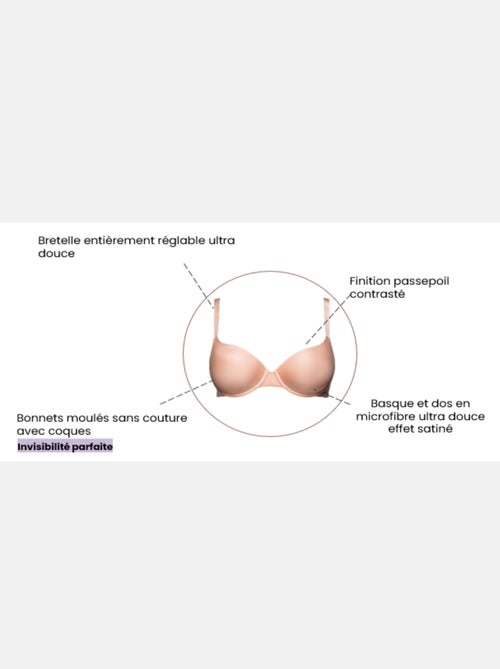 Soutien-gorge corbeille Unseen Sans Complexe - Kiabi