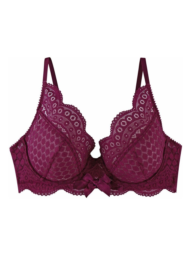 Soutien-gorge corbeille VALENTINE - Pomm'Poire Rouge - Kiabi