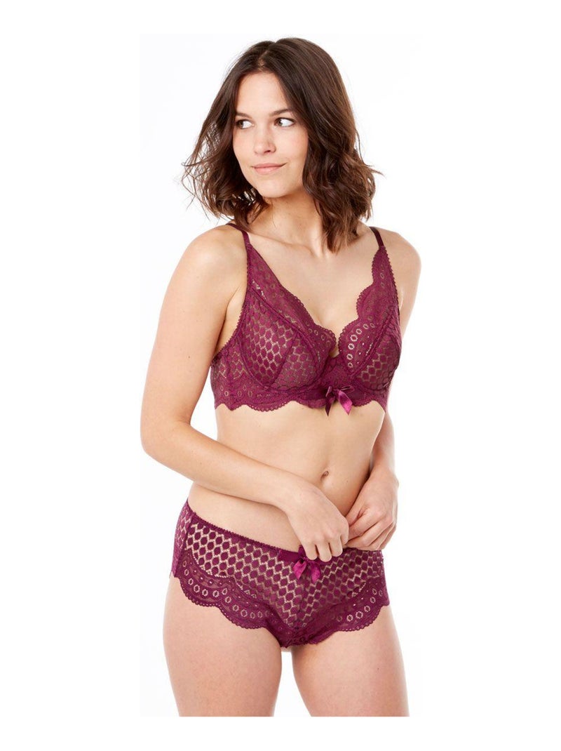 Soutien-gorge corbeille VALENTINE - Pomm'Poire Rouge - Kiabi
