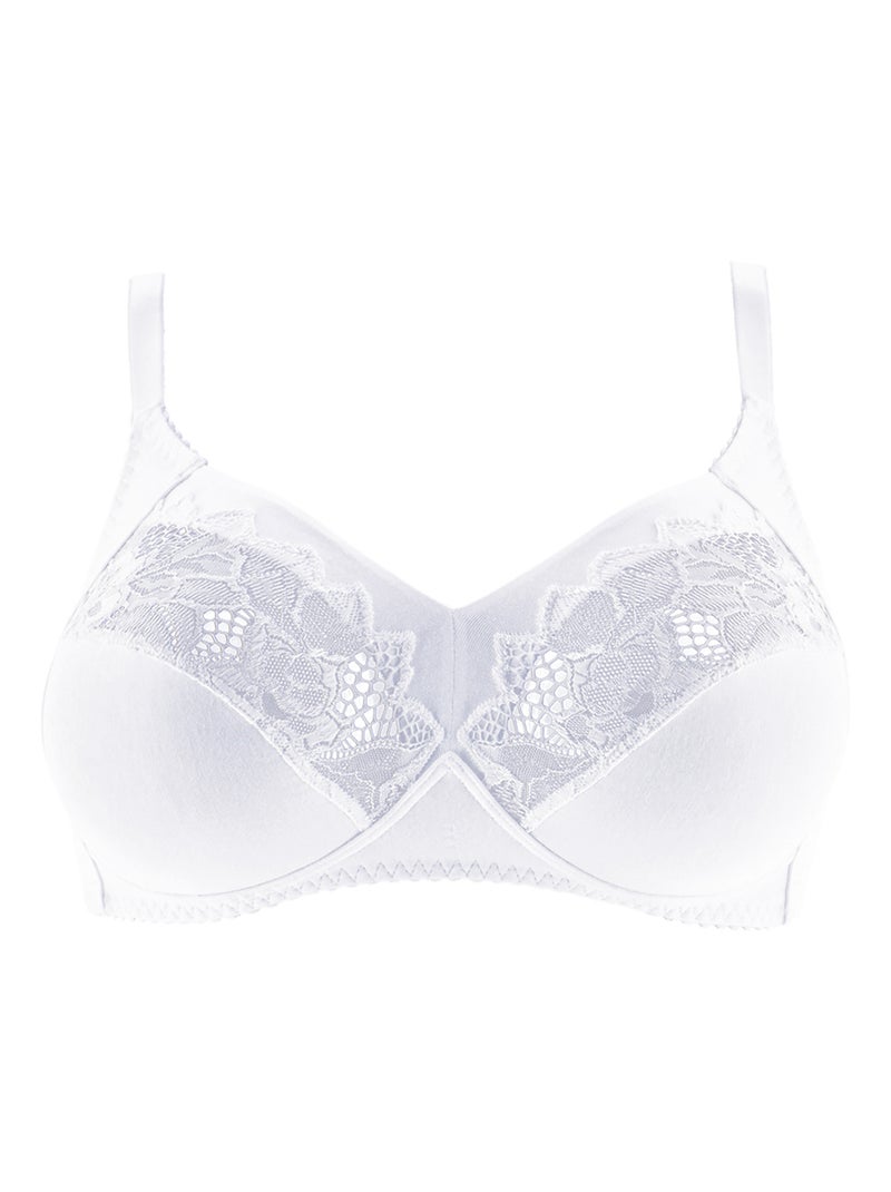 Soutien-gorge coton d'arum sans complexe lingerie Blanc - Kiabi