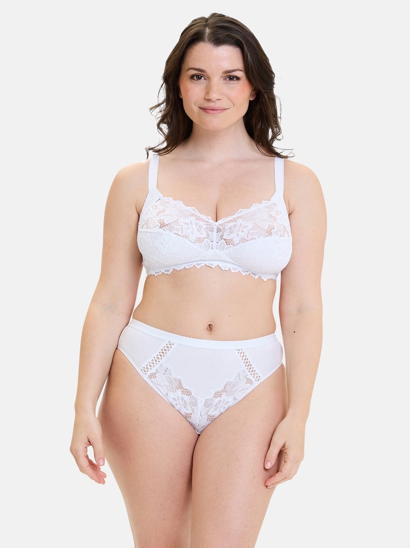 Soutien-gorge coton d'arum sans complexe lingerie Blanc - Kiabi