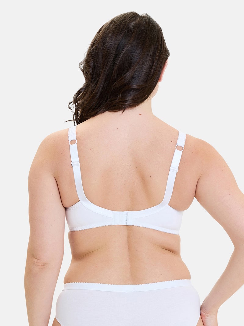 Soutien-gorge coton d'arum sans complexe lingerie Blanc - Kiabi