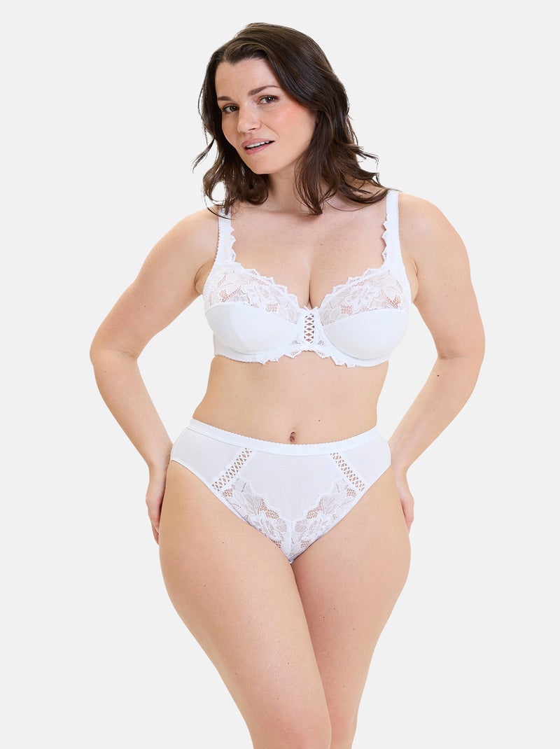 Soutien-gorge coton d'arum sans complexe lingerie Blanc - Kiabi