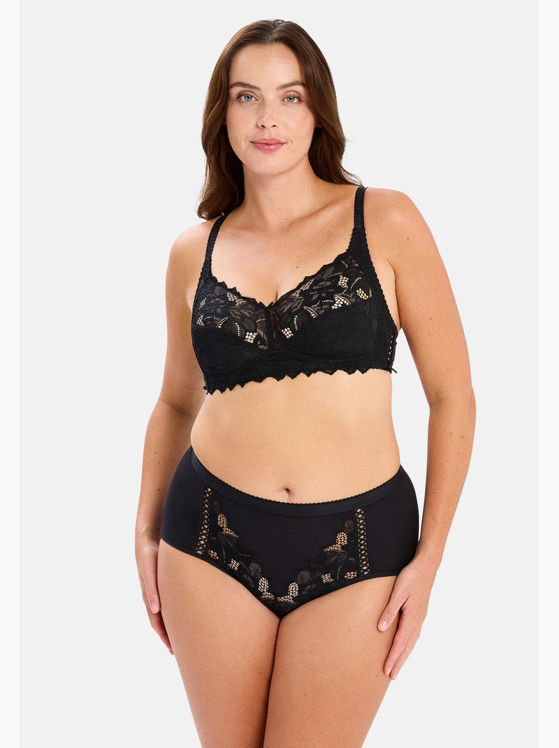 Soutien-gorge coton d'arum sans complexe lingerie Noir - Kiabi