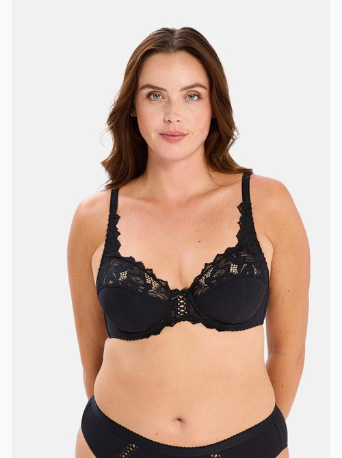 Soutien-gorge coton d'arum sans complexe lingerie - Kiabi Soutien-gorge coton d'arum sans complexe lingerie - Kiabi