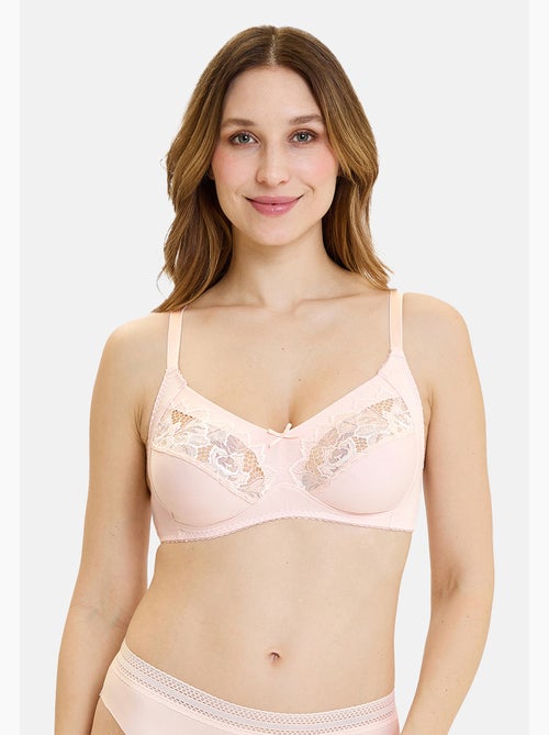Soutien-gorge coton d'arum sans complexe lingerie - Kiabi Soutien-gorge coton d'arum sans complexe lingerie - Kiabi