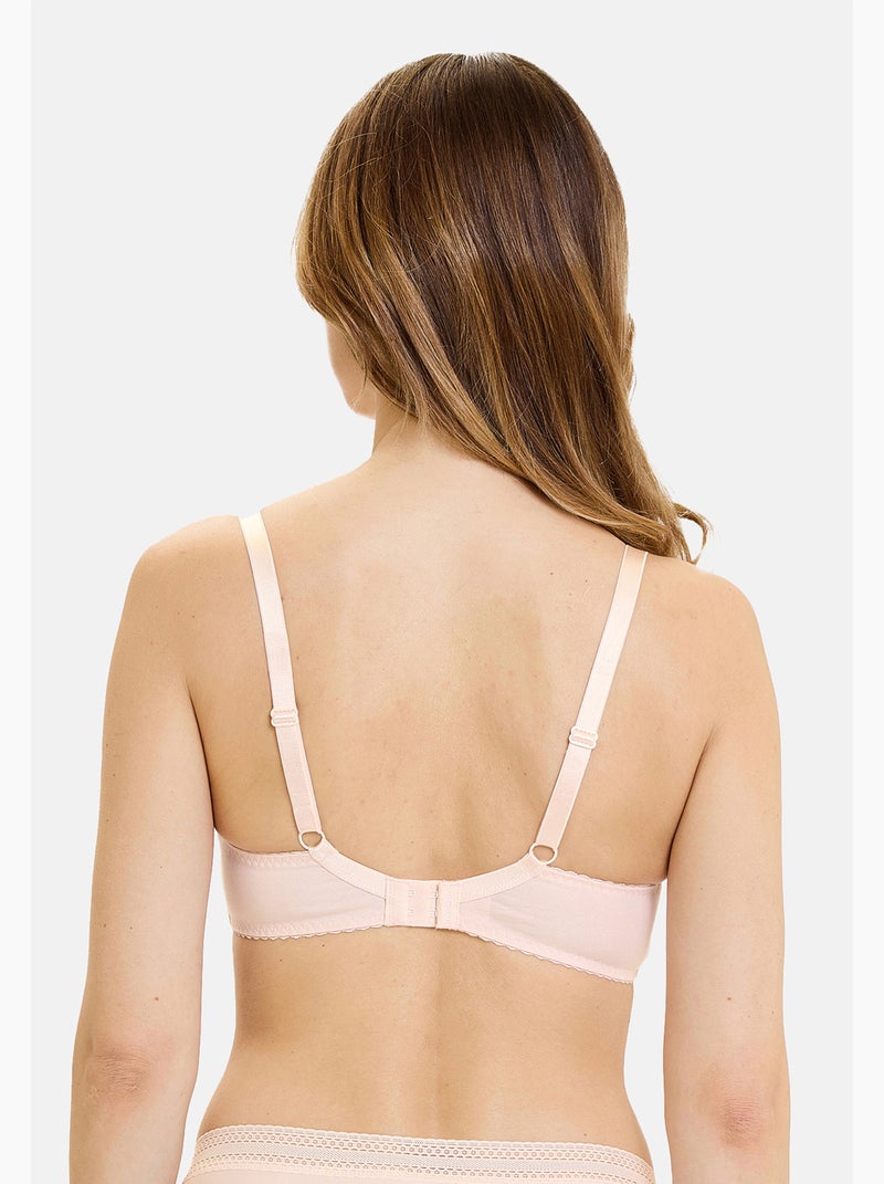 Soutien-gorge coton d'arum sans complexe lingerie Rose pâle - Kiabi