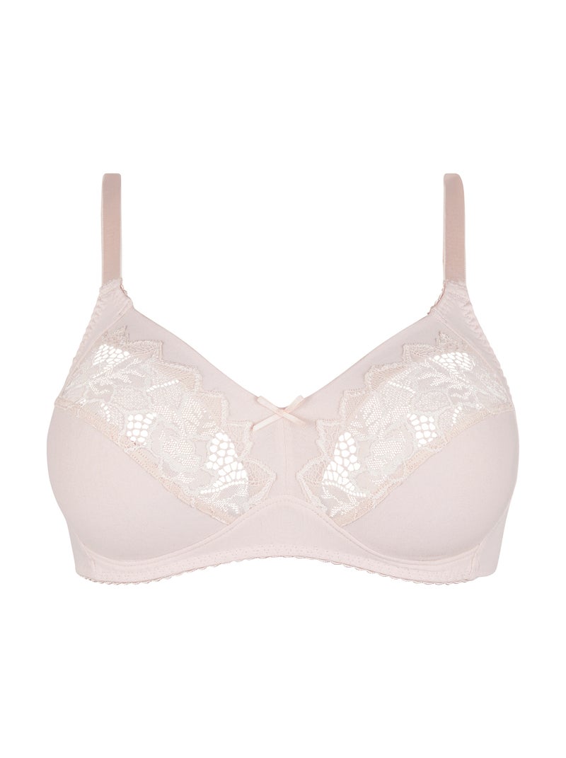 Soutien-gorge coton d'arum sans complexe lingerie Rose pâle - Kiabi