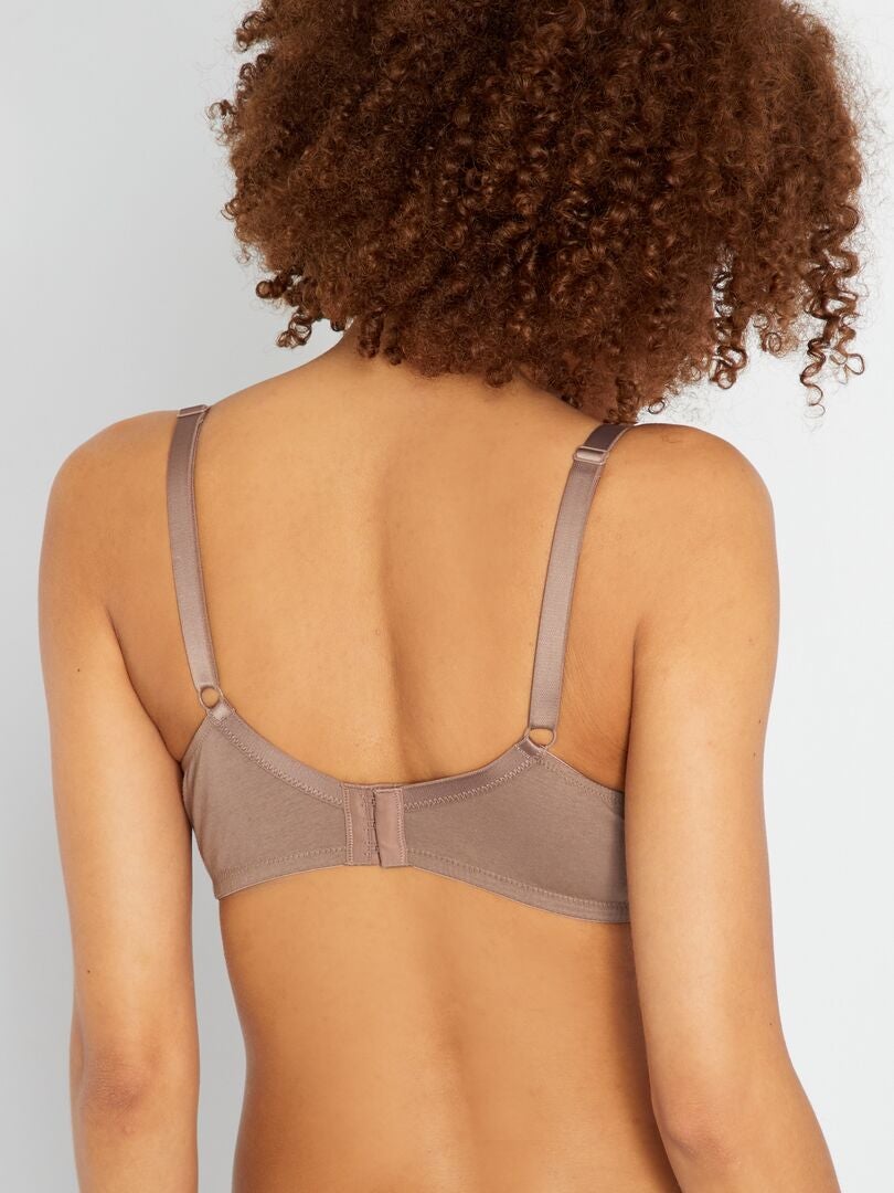 Soutien-gorge Rembourré LOU PARIS - Taille 100C, Couleur Taupe, Neuf Sans étiquettes
