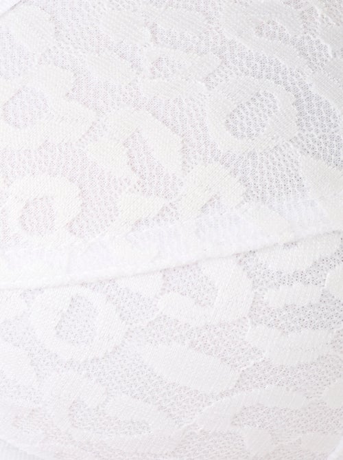 Soutien-gorge croisé grand maintien sans armatures - Damart - Kiabi