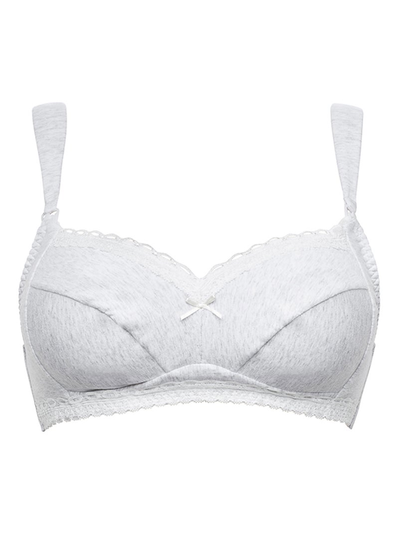 Soutien-gorge d allaitement New Calin Sans Complexe Gris chiné - Kiabi
